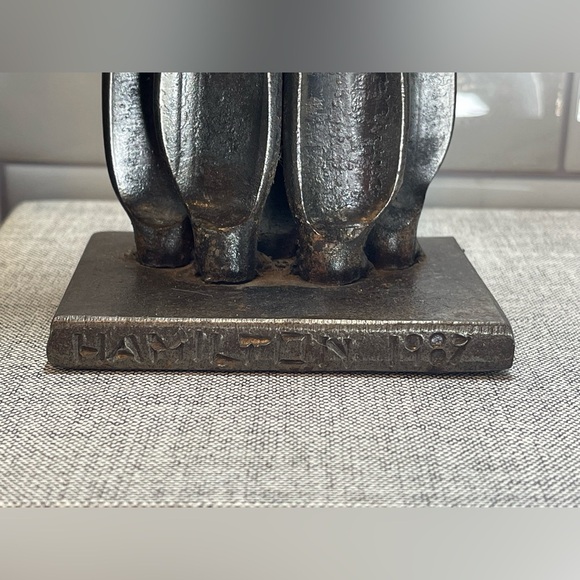 Rare Family Brutalist Metal Sculpture by Famous Canadian Artist Boris Kramer - Picture 5 of 15